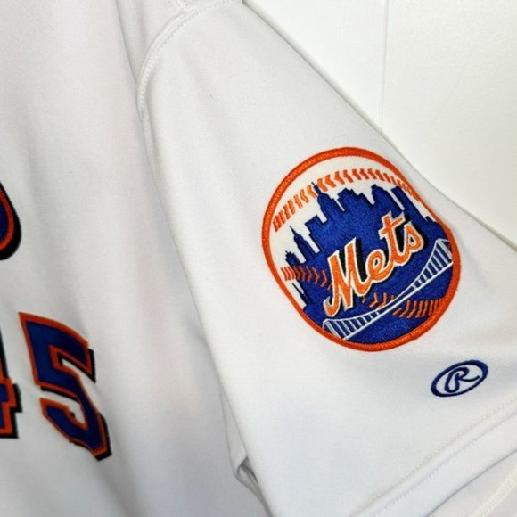 ***SOLD*** Retro New York Mets Martinez 45 Home White Baseball Jersey - Picture 2 of 8